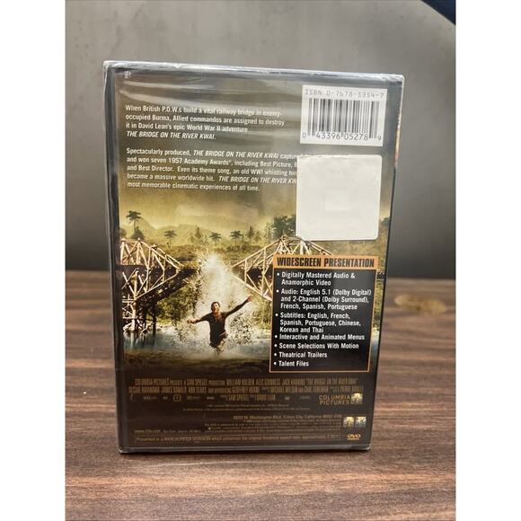 The Bridge on the River Kwai (DVD) David Lean William Holden Alec Guinness New - Picture 2 of 4